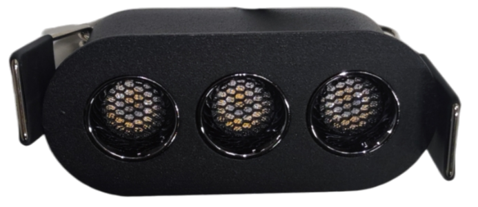 LB-1476   MULTI SPOT  | ON/OFF HONEY COMB | BRIDGELUX | 100-277V | 36° | CRI90 | IP20 | CCT: 4.000K |COLOR: NEGRO | 14W