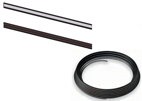 LUM-1012 BELT SERIES | LAMPARA DE RIEL MAGNETICO | 5MTS - L:5000xW:15xH:3,5MM | 48V | COLOR: NEGRO