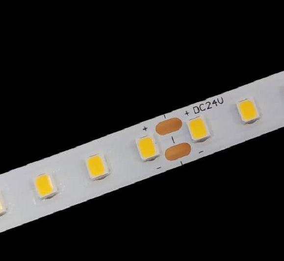 LUM-333 REEL DE CINTA | 5MTS | 24VDC | CCT: 4.000K | IP20 | SMD2835 | 128LEDS/MT | 7,7W/MT