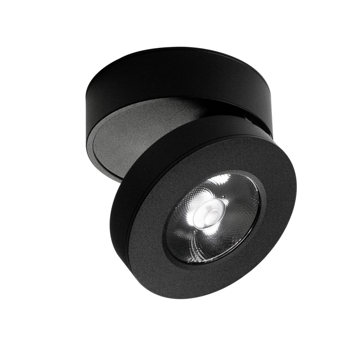 LUM-513 SPOT | PARA TECHO SUPERFICIAL CIRCULAR PLEGABLE | 85-265V | CCT: 3.000K | COLOR: NEGRO | 7W