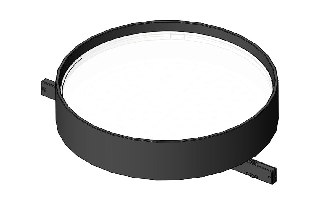 LUM-692 LAMPARA DIFUSA | TIPO DOWNLIGHT PARA RIEL MAGNÉTICO ULTRADELGADO / Ø 113*34MM -100º | 24VDC | CCT: 3.000K | COLOR: NEGRO | 8W