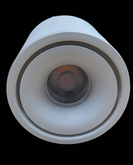 LUM-724 APLIQUE INTEGRADO | TIPO POLVERA PARA RIEL | 85-265V | CCT: 3.000K | CREE COB | COLOR: BLANCO | 12W