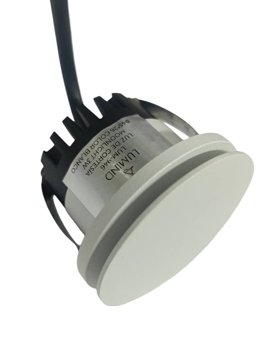 LUM-946 APLIQUE INTEGRADO DE PARED | MOONLIGHT / D:45*26 | COLOR: BLANCO | 3W