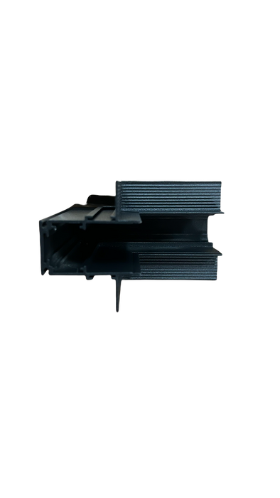 LUM-291 UNIÓN | PARA REIELES DECORATIVOS 110V | 110V | COLOR: NEGRO